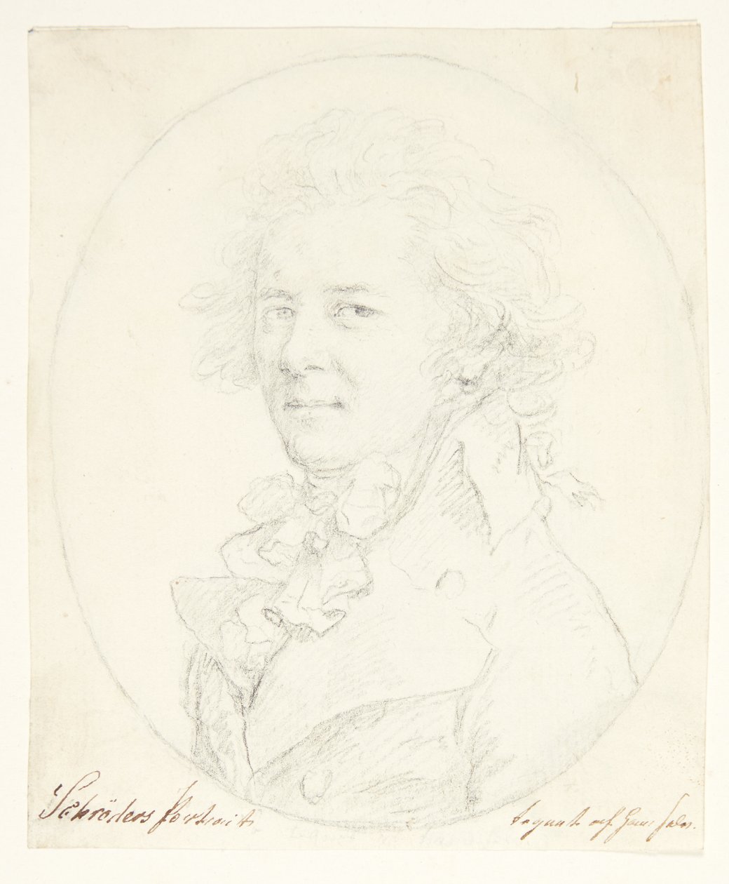 Self-Portrait(?) by Johann Heinrich Schroder
