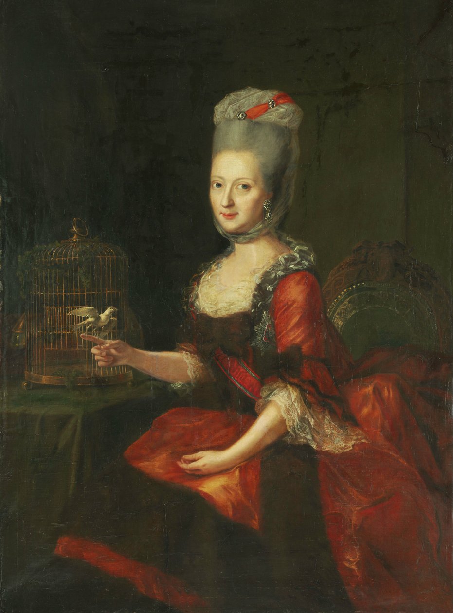 Philippine Amalie Landgravine of Hesse-Kassel by Johann Heinrich Tischbein