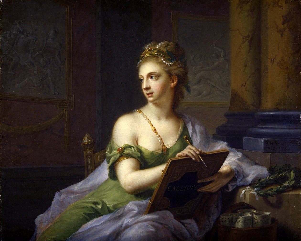 The Nine Muses - Calliope (Epic Poetry) by Johann Heinrich Tischbein