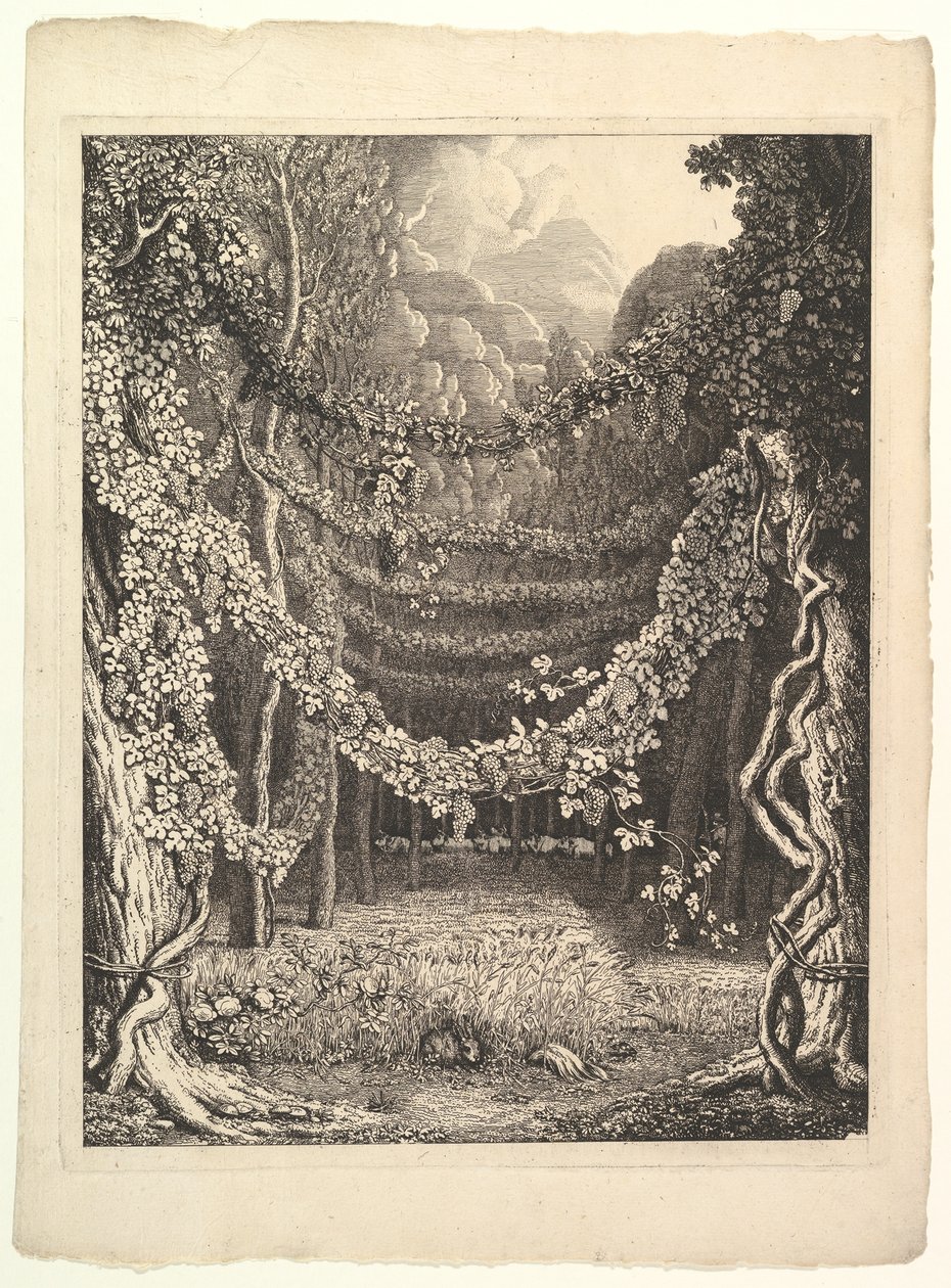 Frontispiece for Heft IV of Homer nach Antiken gezeichnet, Göttingen: Heinrich Diete... by Johann Heinrich Wilhelm Tischbein