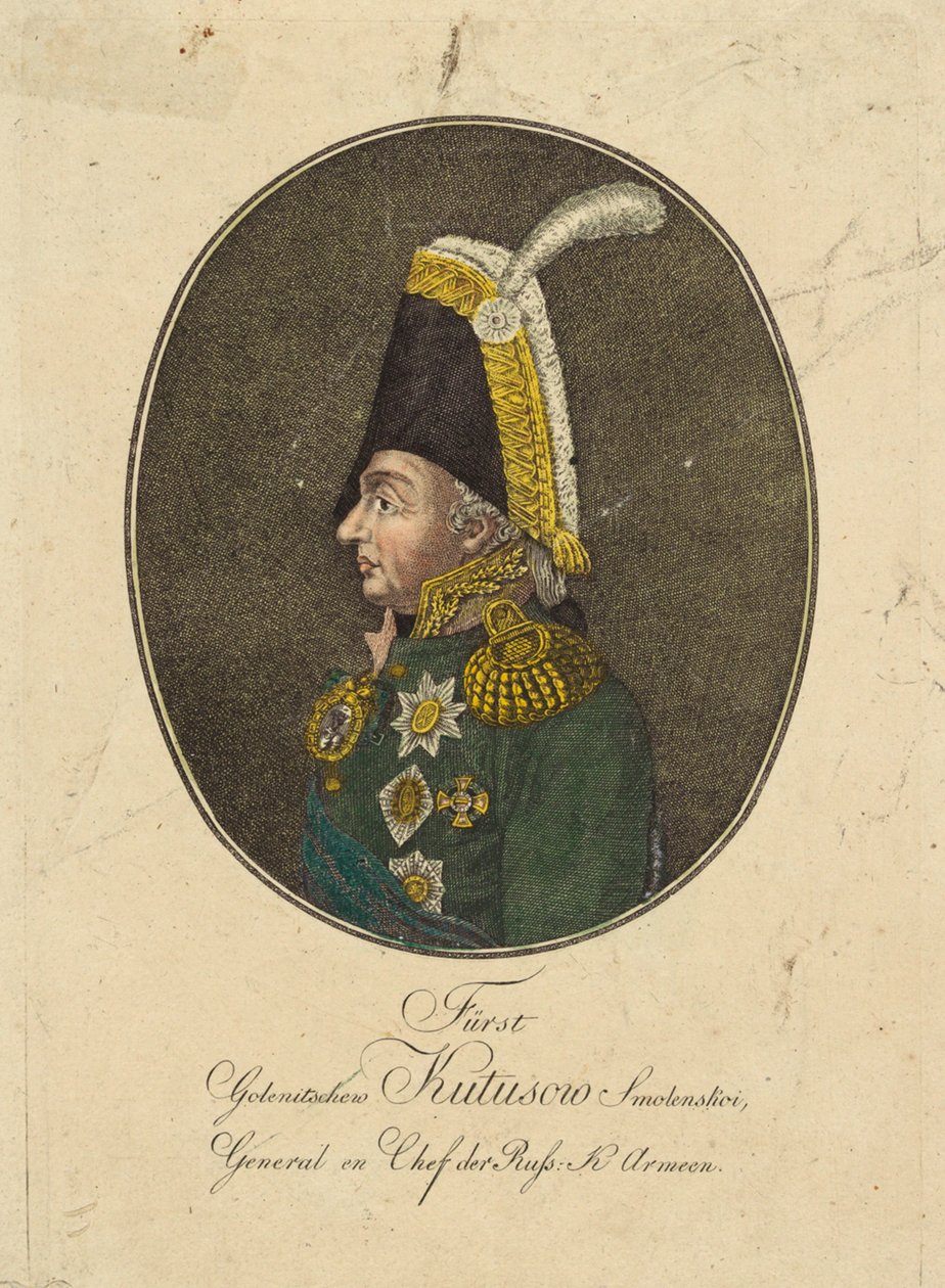 Portrait of Field Marshal Prince Mikhail Kutuzov by Johann Hieronymus Loeschenkohl