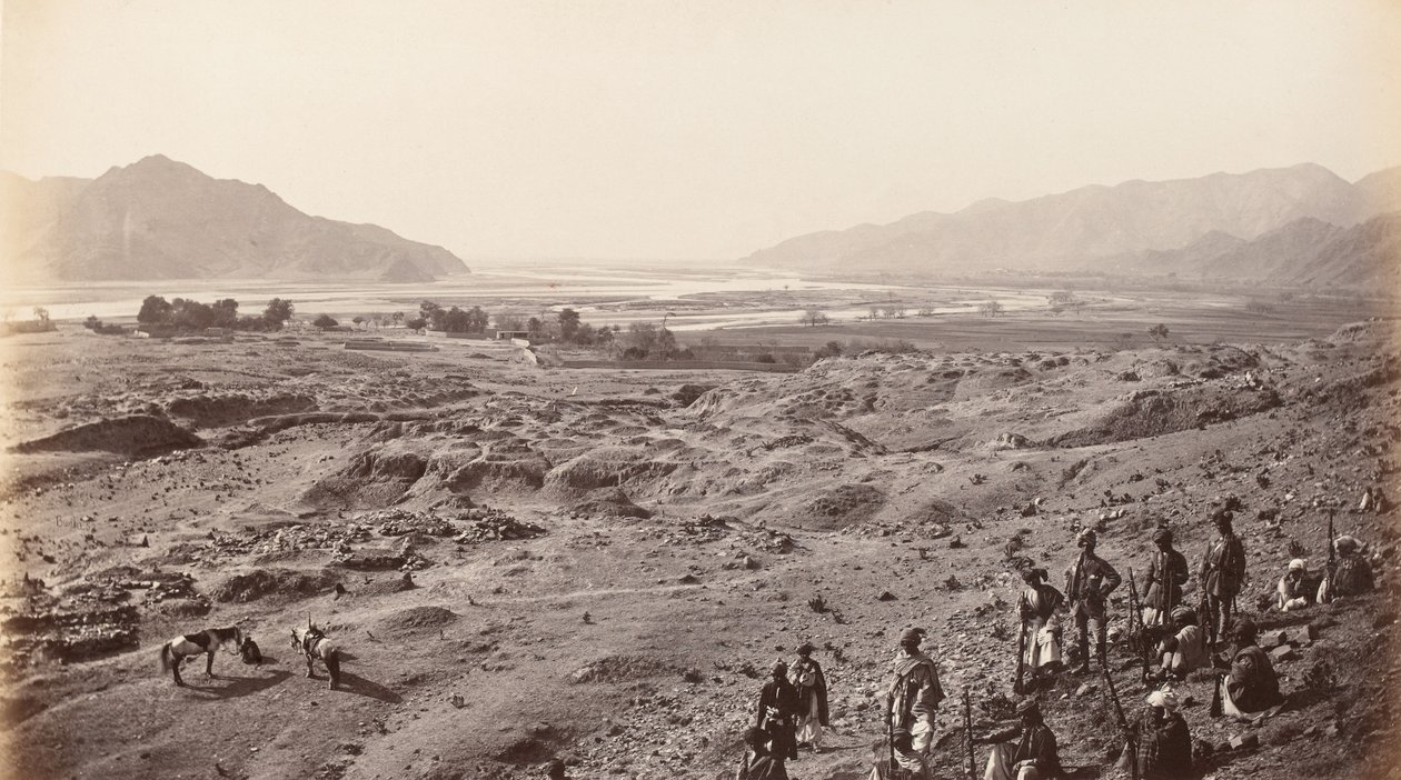 River Gorge above Lalpura looking towards Bassaule, c.1878 by Johann Hulsman