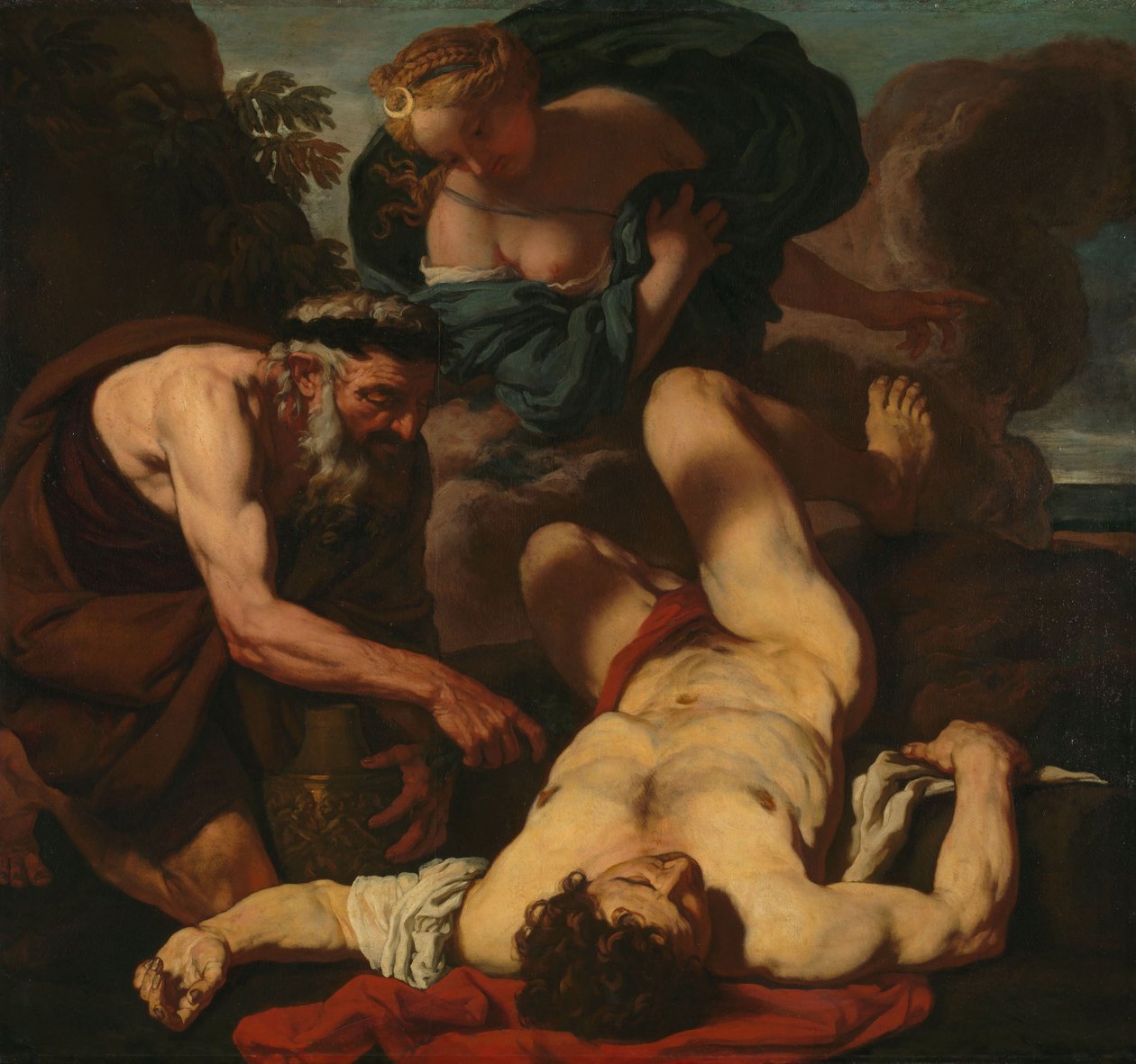 Selene and Endymion by Johann Karl Loth
