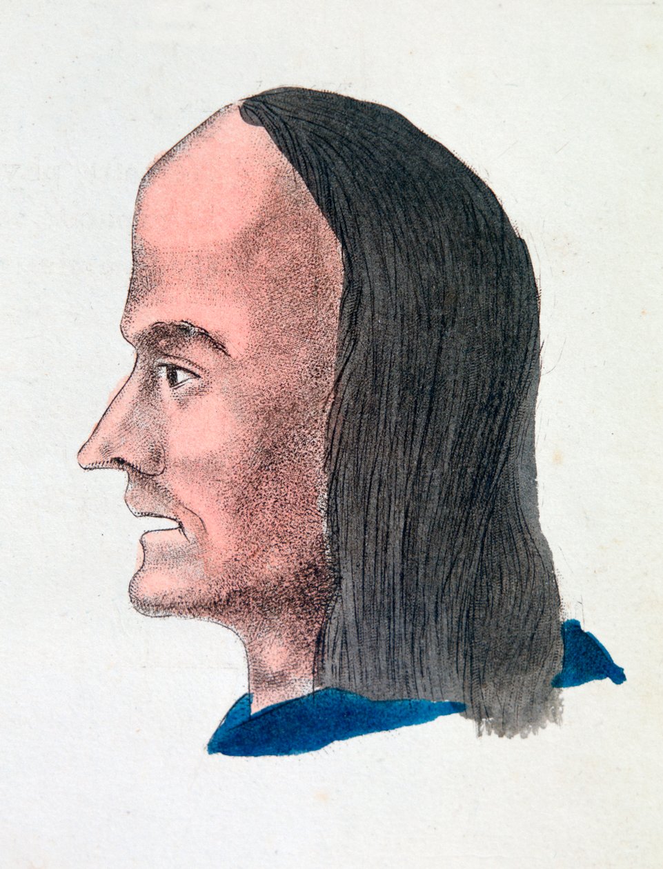 The Facial Characteristics of a Loafer, 1808 by Johann Kaspar Lavater