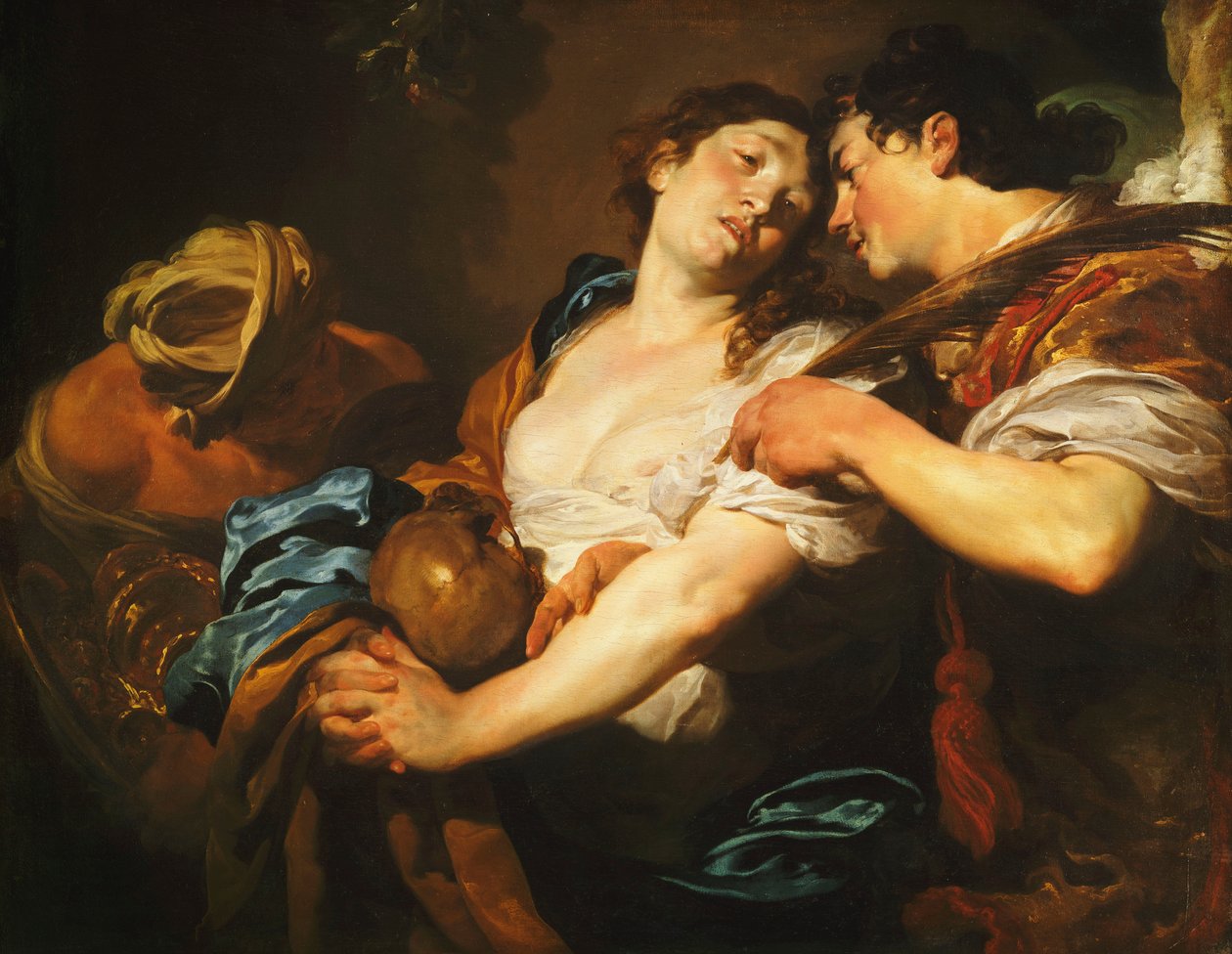 A Repentant Sinner Turning Away from Temptation and Offered a Palm of ...