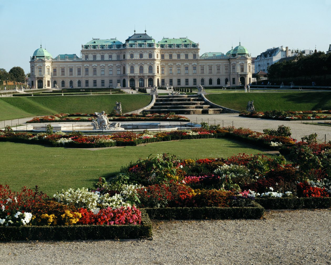 Belvedere Palace, the Summer Residence of Prince Eugene of Savoy by Johann Lukas von Hildebrandt