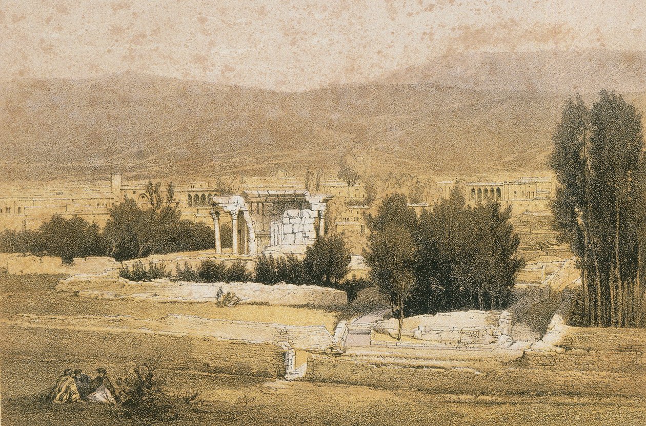 Baalbek by Johann Martin Bernatz