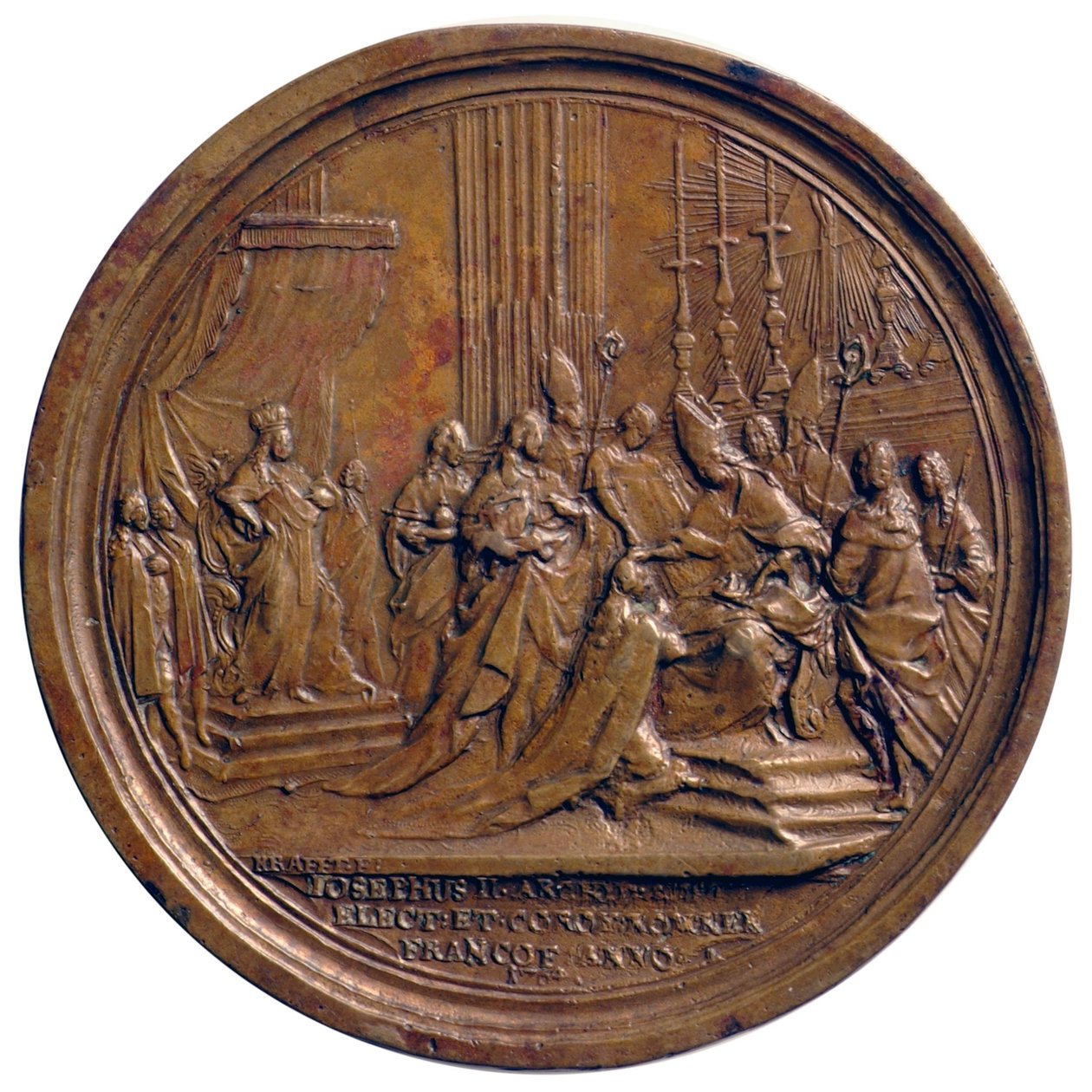 The Coronation of Joseph II as Roman-German King in Frankfurt am Main 1764 by Johann Martin Krafft