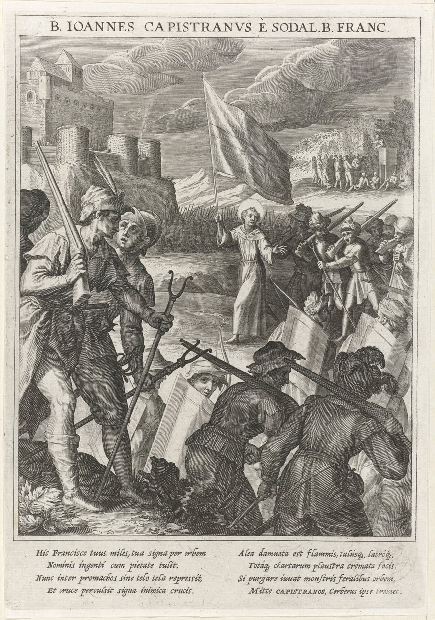 Saint John of Capistrano Leads the Christian Forces in the Siege of Belgrade by Johann Matthias Kager