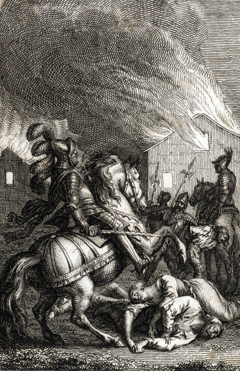 The Conquest of Thuringia by Emperor Adolphe of Nassau by Johann Michael Mettenleiter