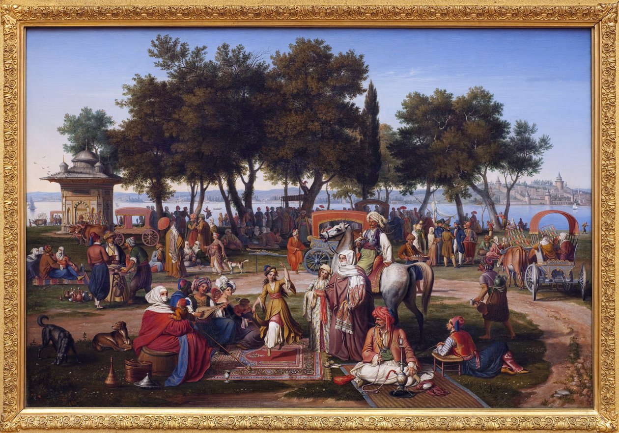 Freshwater of Asia in Constantinople by Johann Michael Wittmer