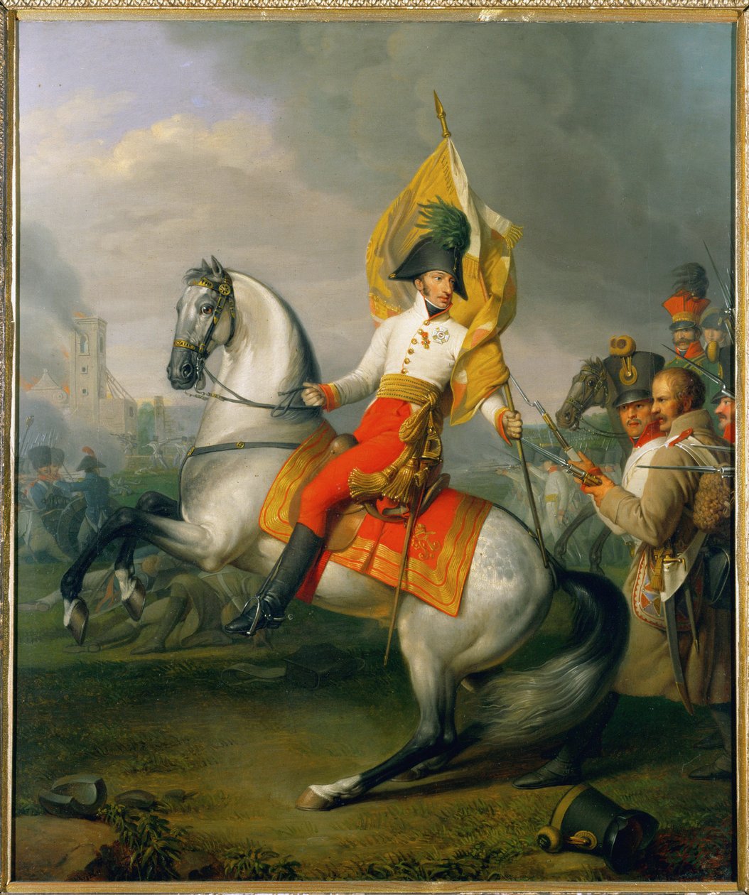 Archduke Karl, Brother of Emperor Franz I/II, Victor of the Battle of Aspern Against Emperor Napoleon I by Johann Peter Krafft