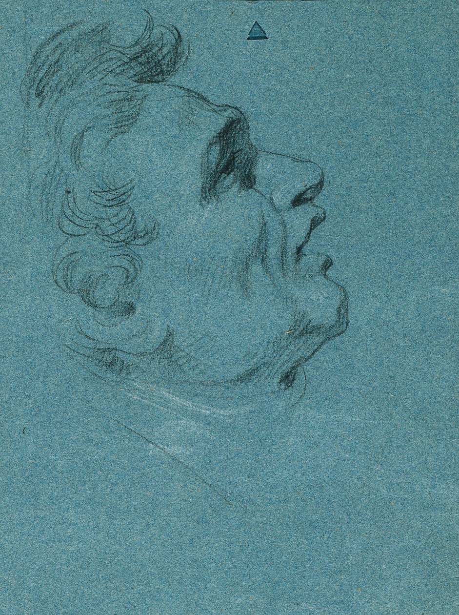 Head Study for the Wall Paintings in the Hofburg by Johann Peter Krafft