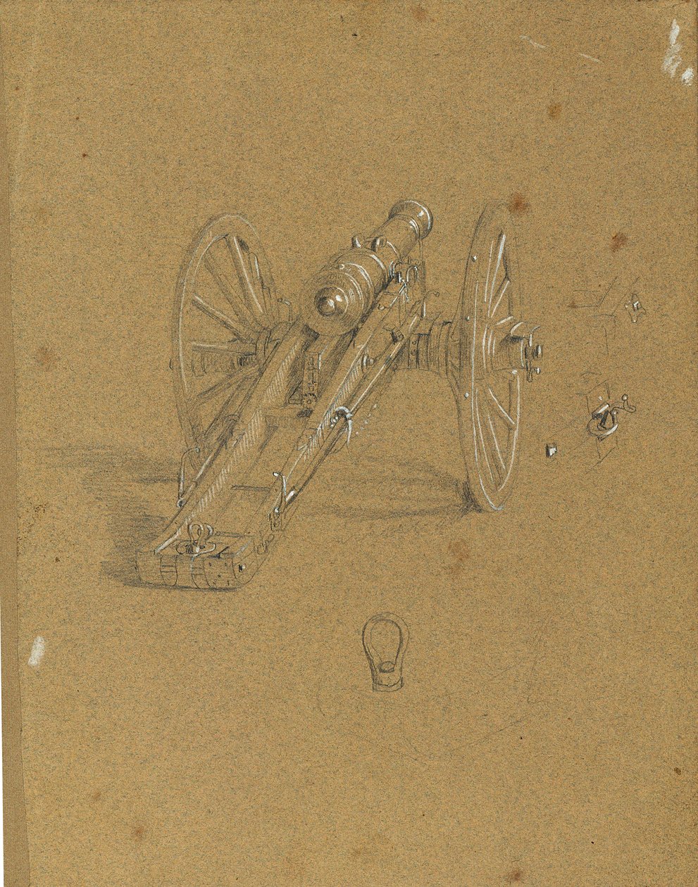 Carriage with Mortar by Johann Peter Krafft
