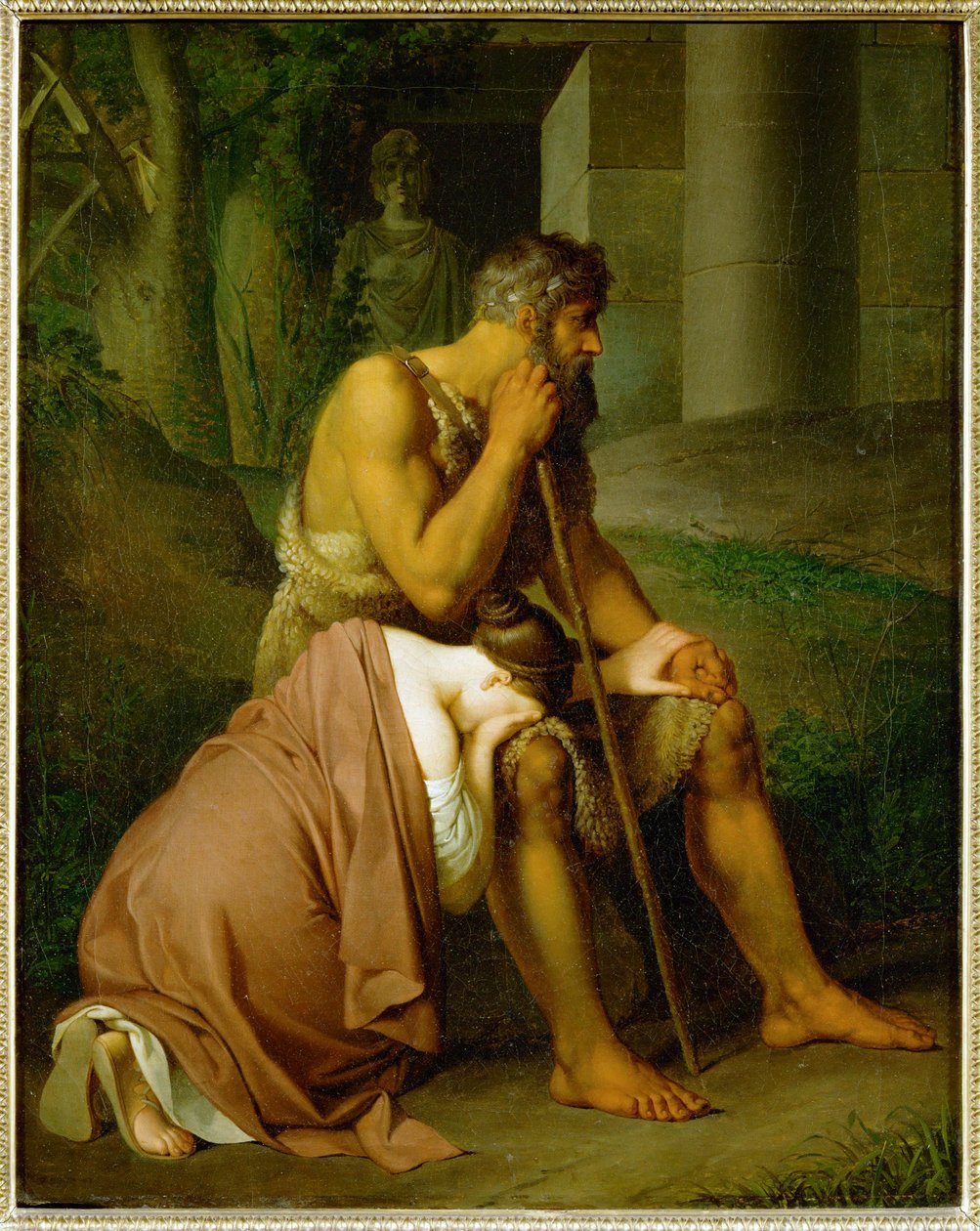 Oedipus and Antigone by Johann Peter Krafft
