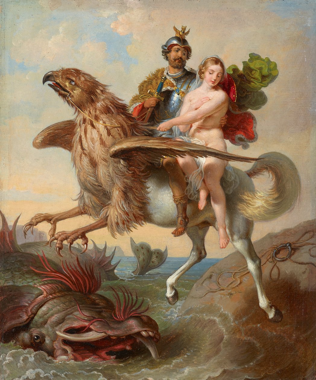 Rüdiger and Angelica (Study for 