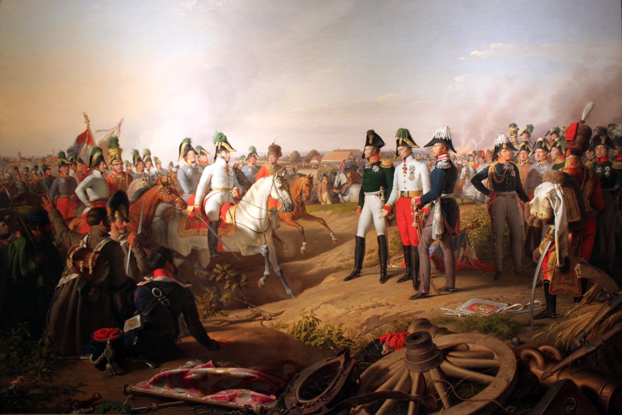 Victory Declaration After the Battle of Leipzig, 1813 by Johann Peter Krafft