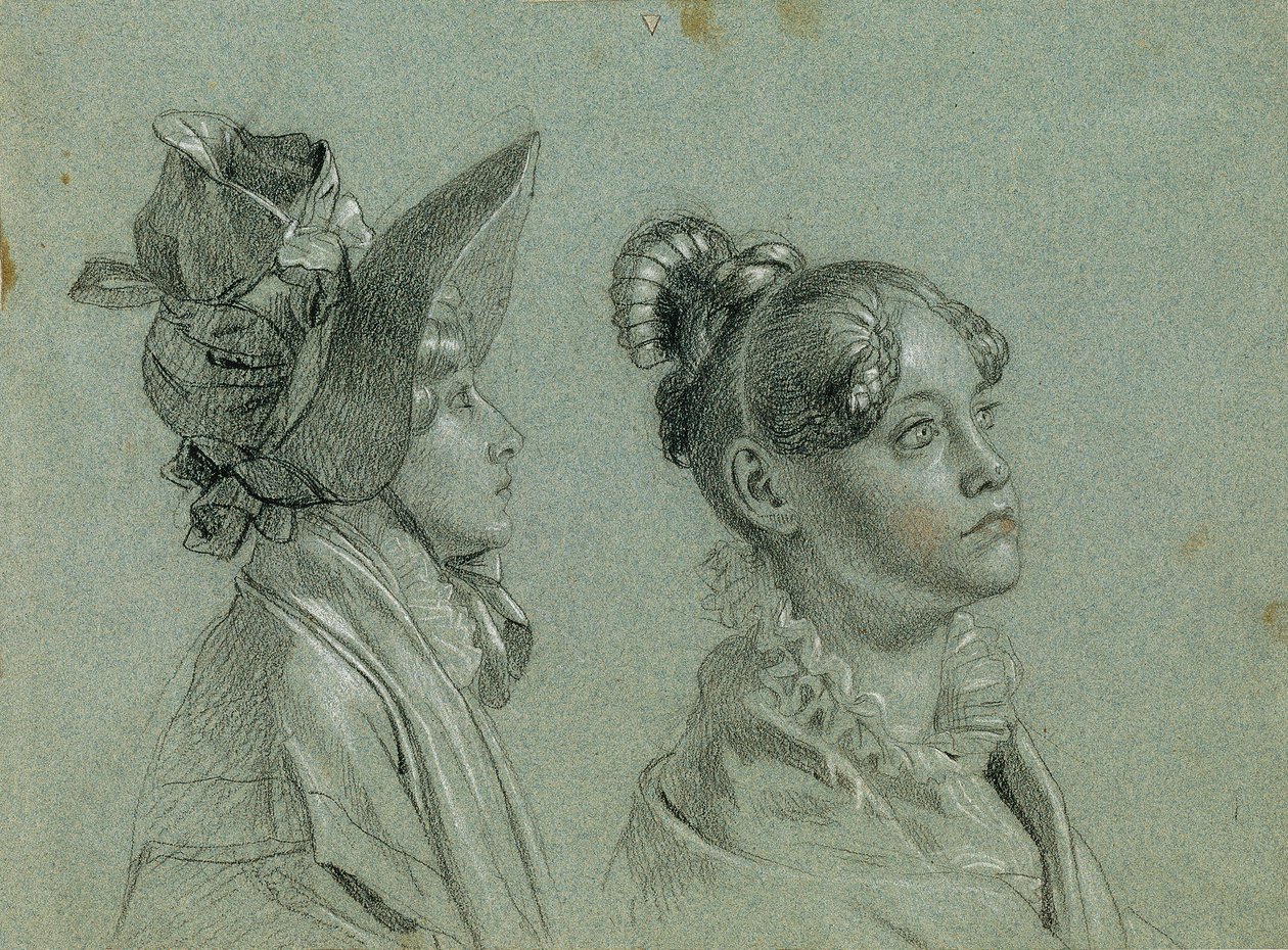 Two Female Studies for 