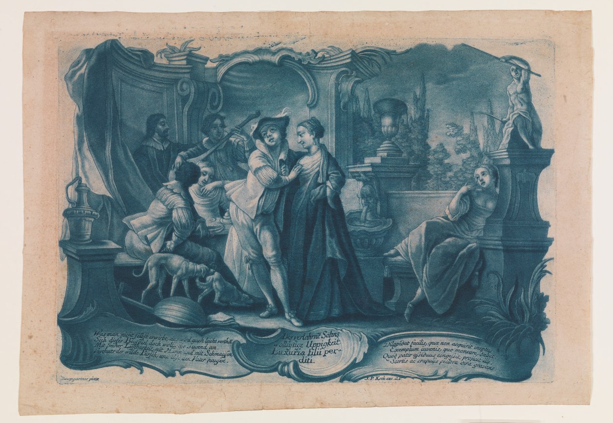 The Prodigal Son in the Company of Courtesans by Johann Philip Koch