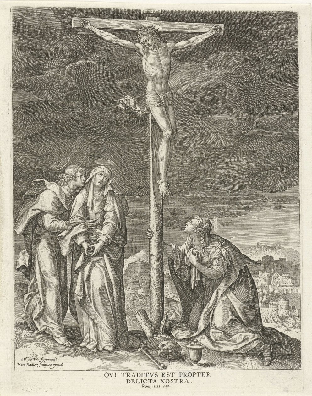 Christ on the Cross by Johann Sadeler (I)
