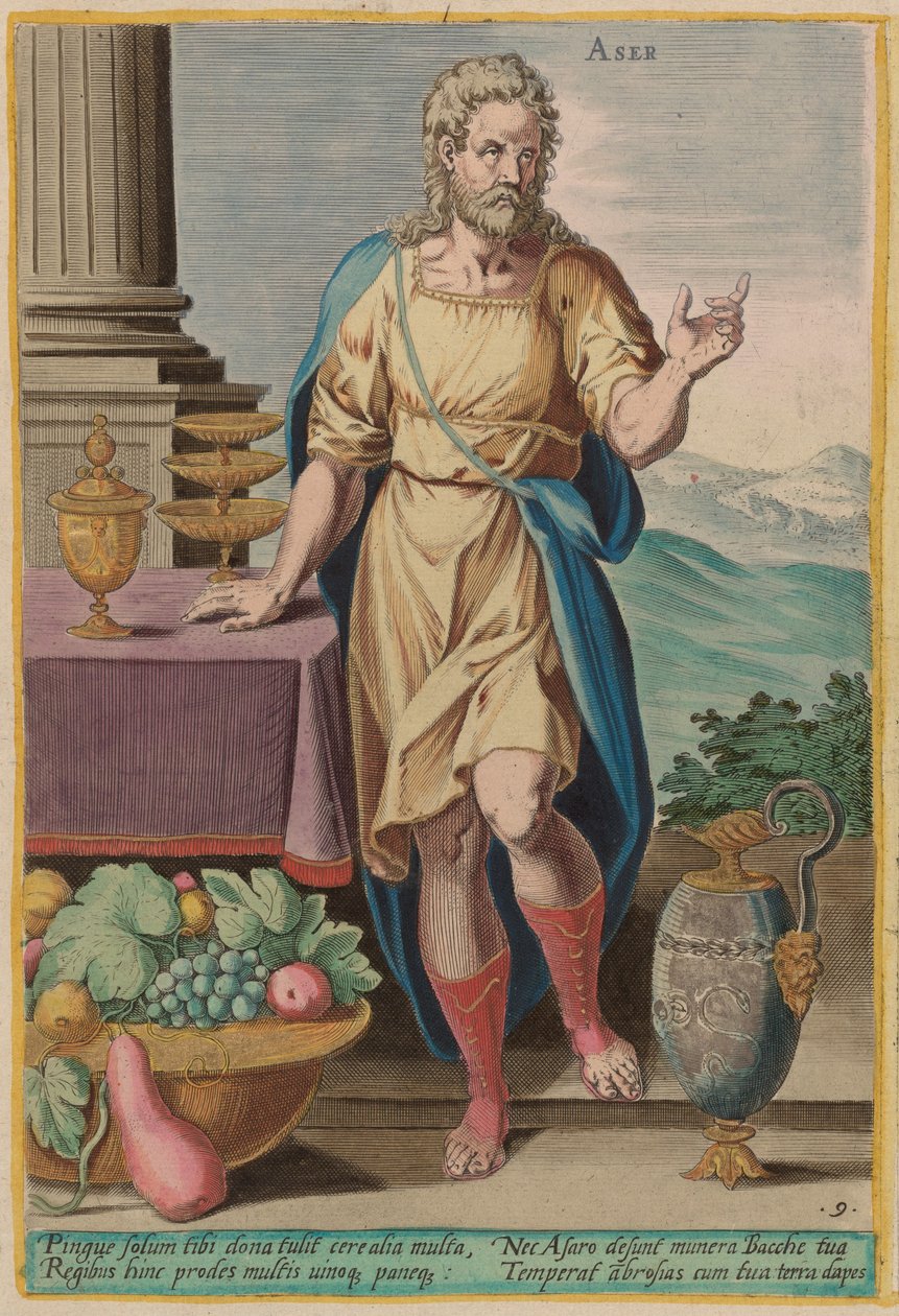 Aser by Johann Sadeler I