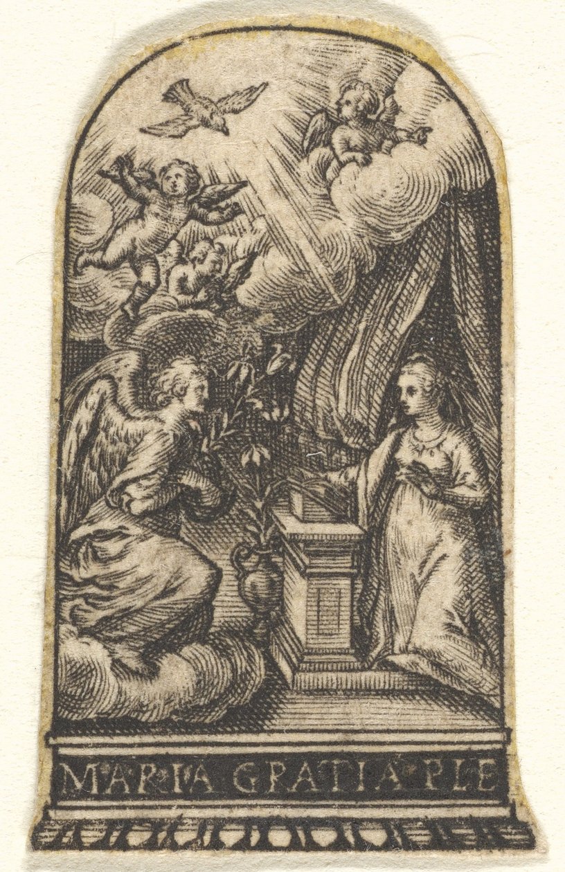 Annunciation by Johann Theodor de Bry