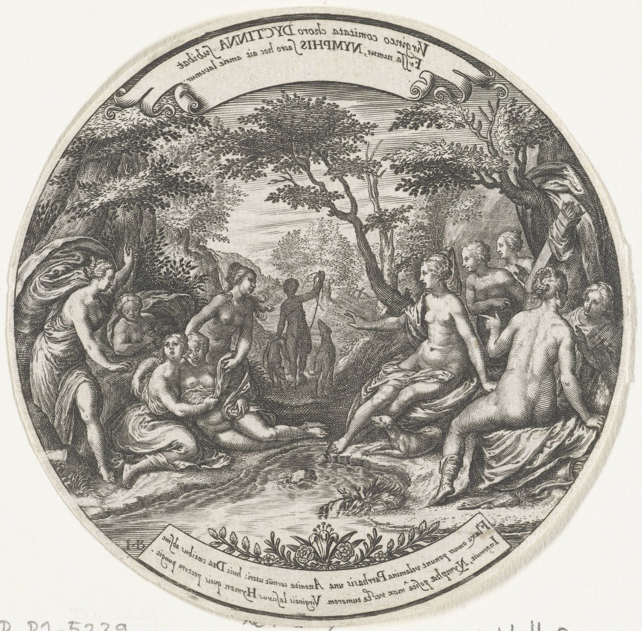 Diana Discovers the Pregnancy of Callisto by Johann Theodor de Bry