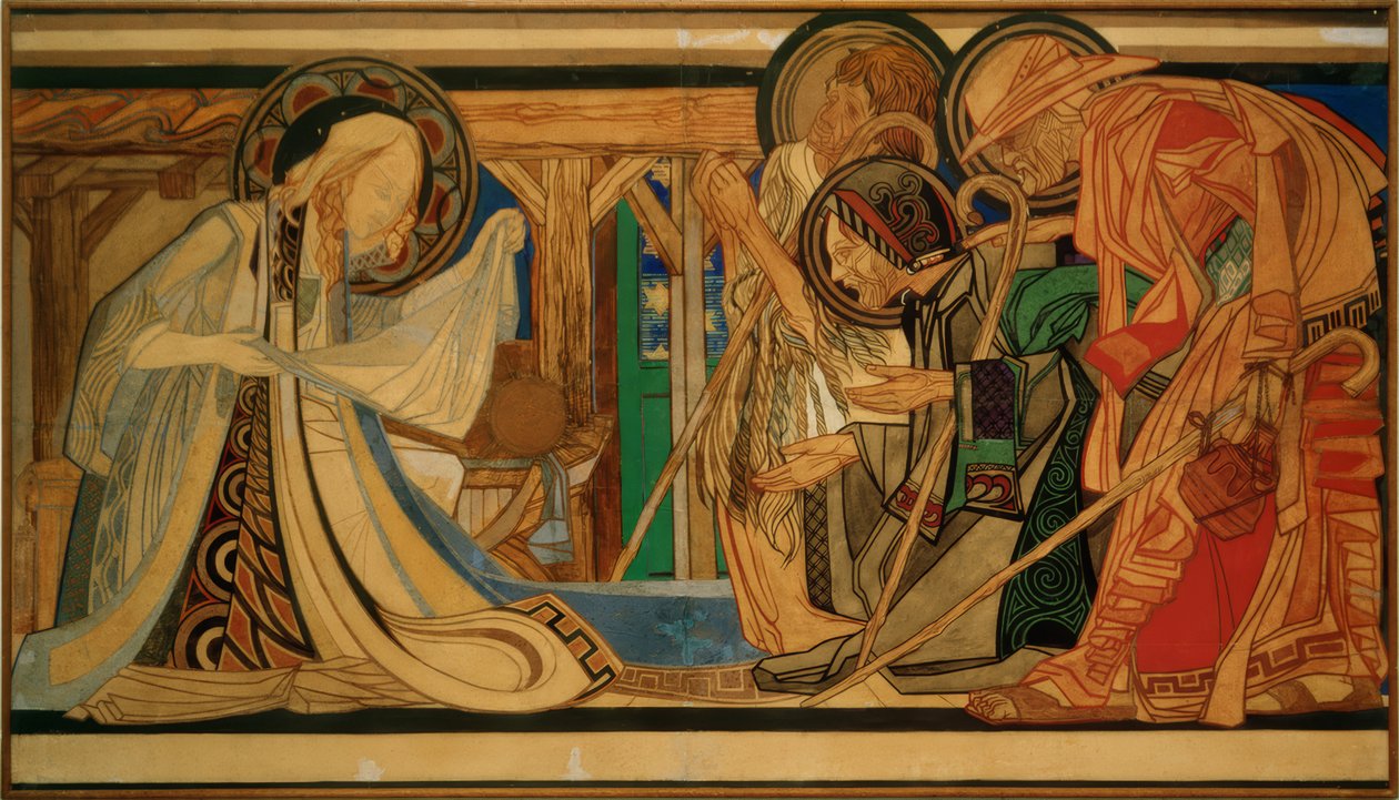 Adoration of the Shepherds by Johan Thorn Prikker