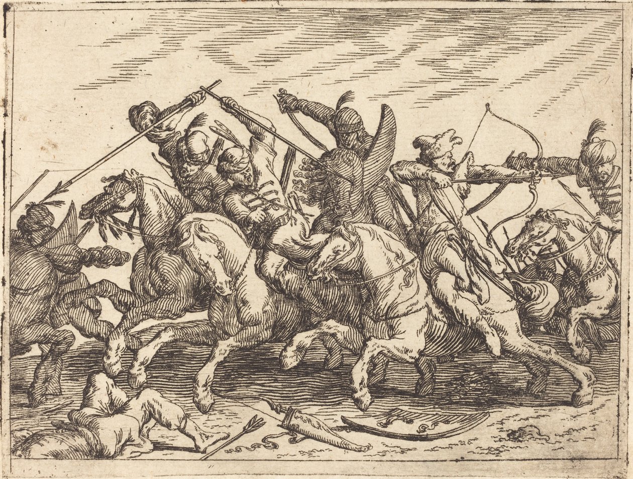 Caprices of Various Battles by Johann Wilhelm Baur