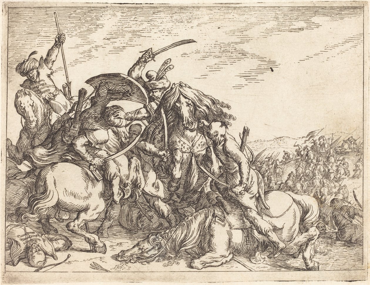 Caprices of Various Battles by Johann Wilhelm Baur