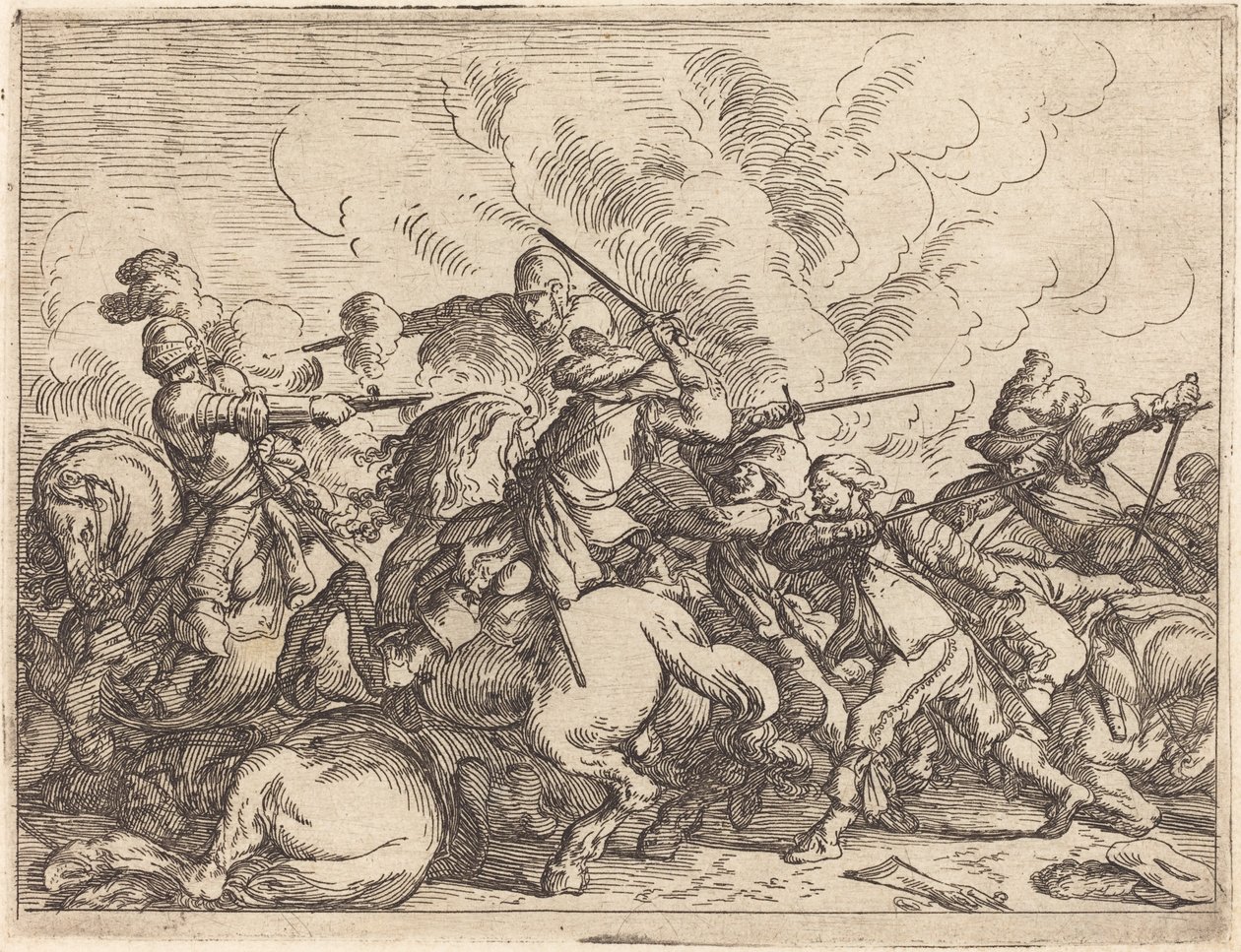 Caprices of Various Battles by Johann Wilhelm Baur
