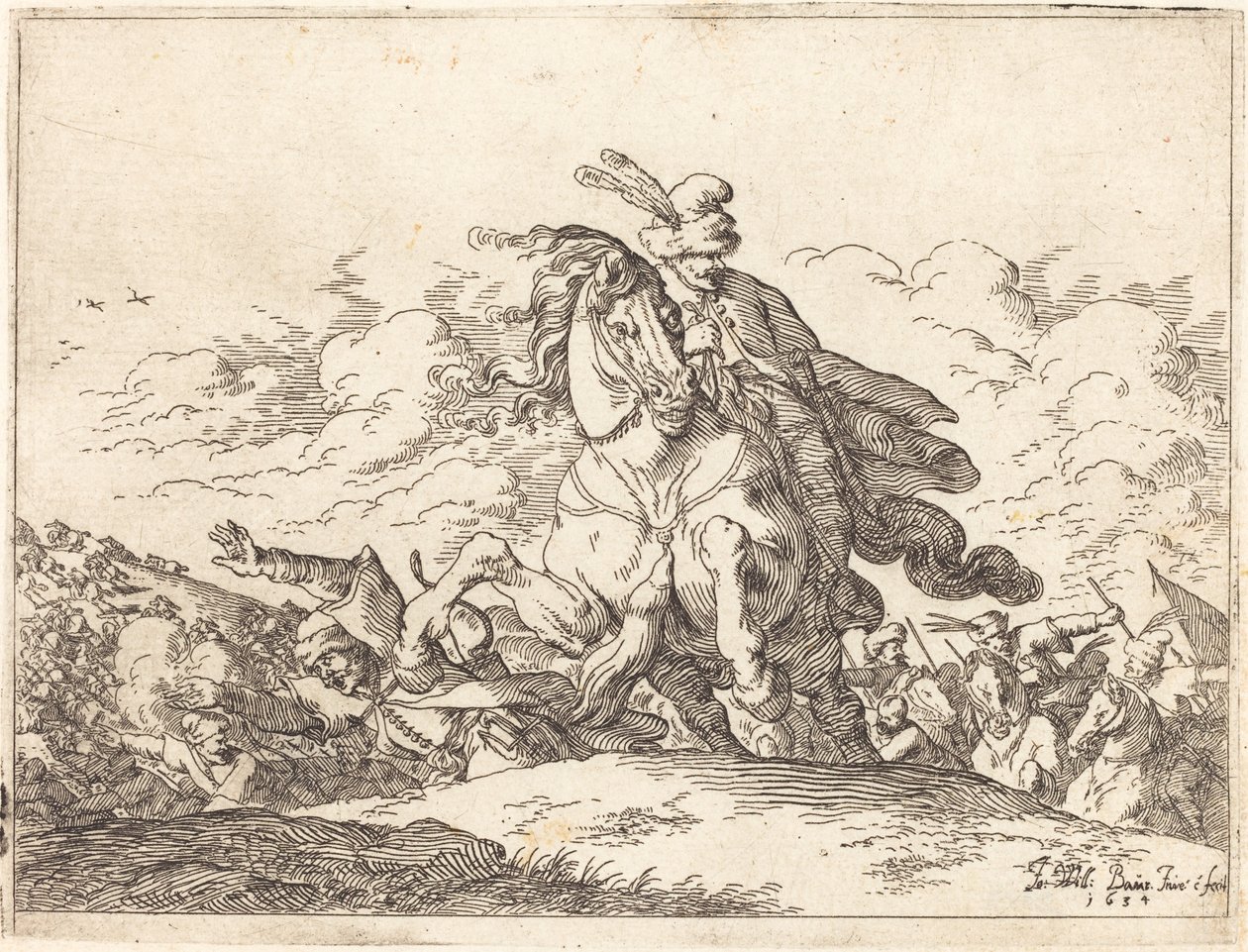 Caprices of Various Battles by Johann Wilhelm Baur