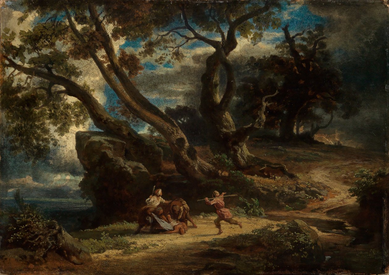 The Raid by Johann Wilhelm Schirmer