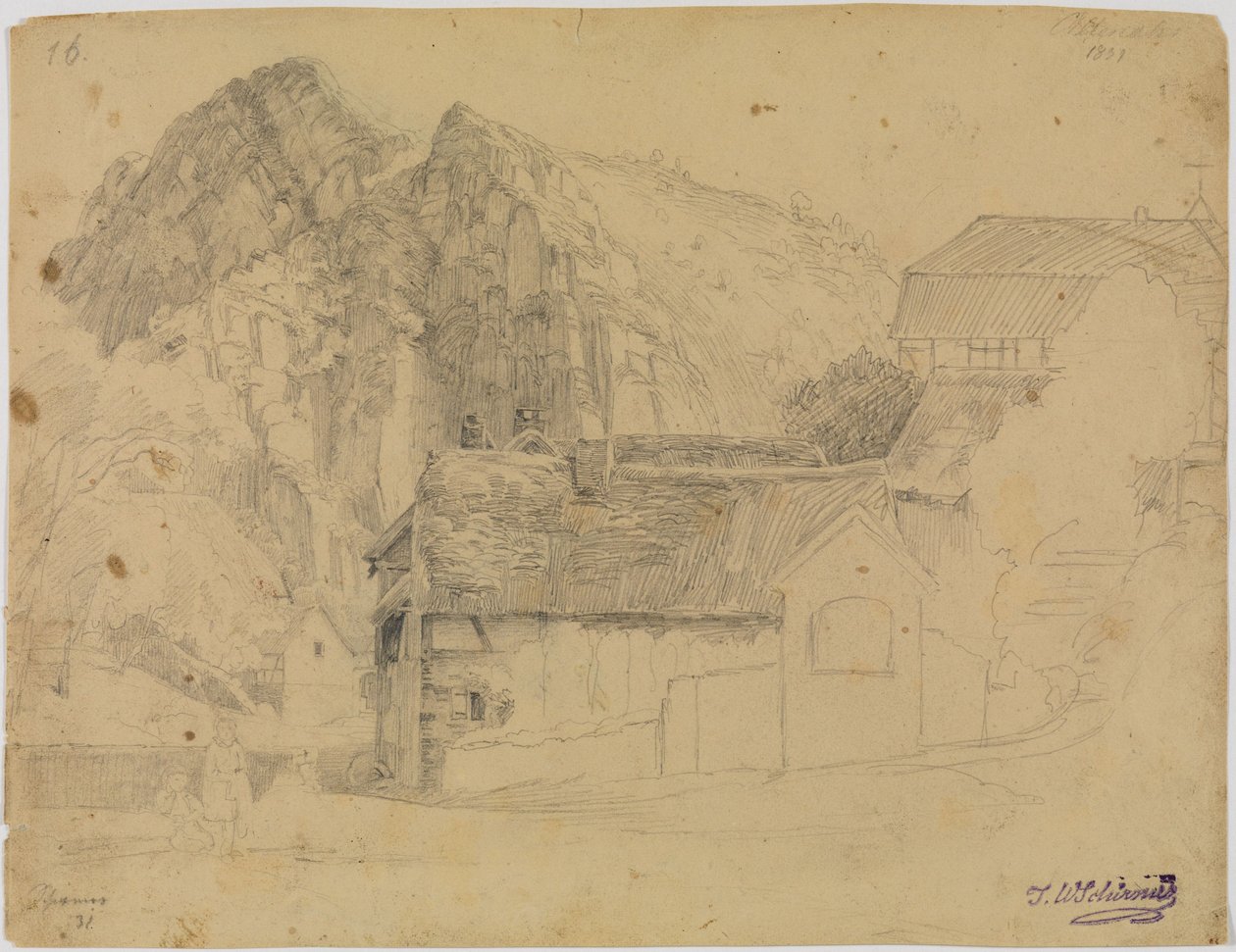 The Heislei near Altenahr by Johann Wilhelm Schirmer