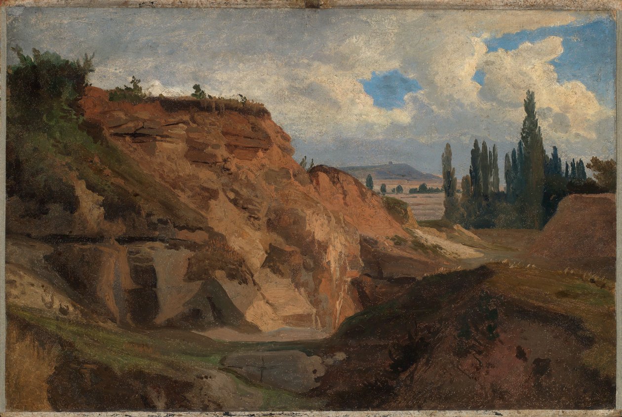 Quarry in Southern France by Johann Wilhelm Schirmer