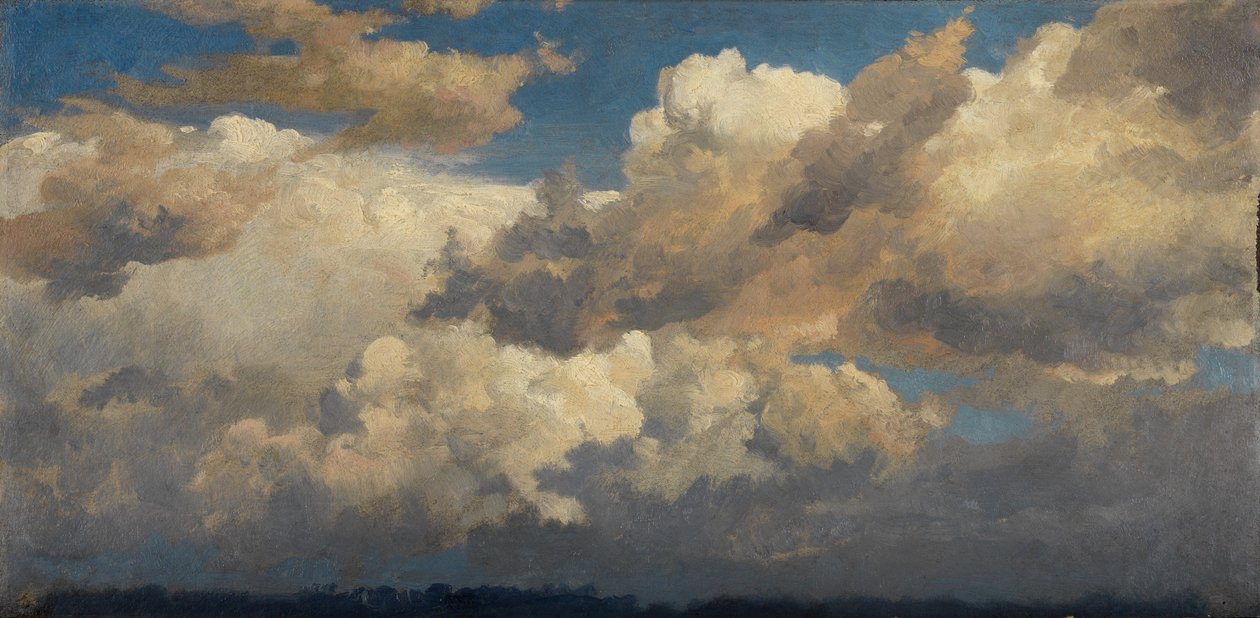 Cloud Study by Johann Wilhelm Schirmer