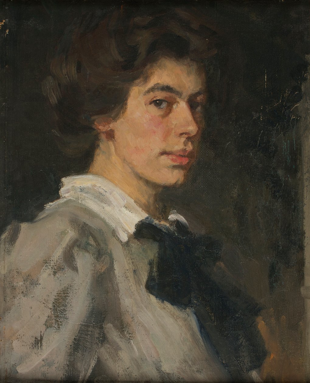Youth Portrait – Self-Portrait by Johanna Kampmann Freund