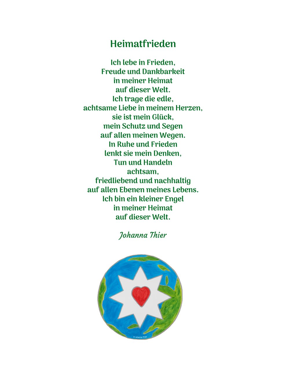 Homeland Peace by Johanna Thier