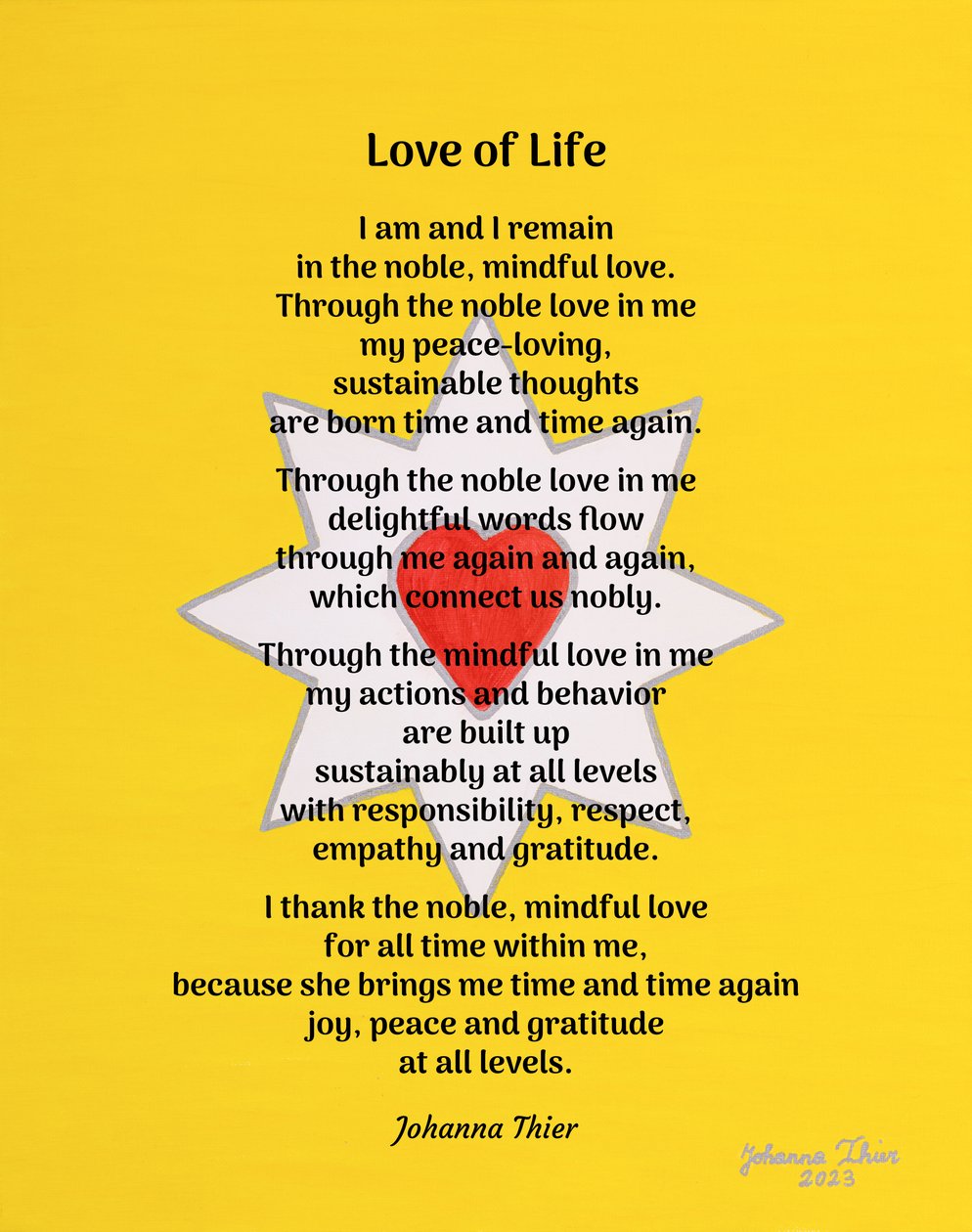 Love of Life by Johanna Thier