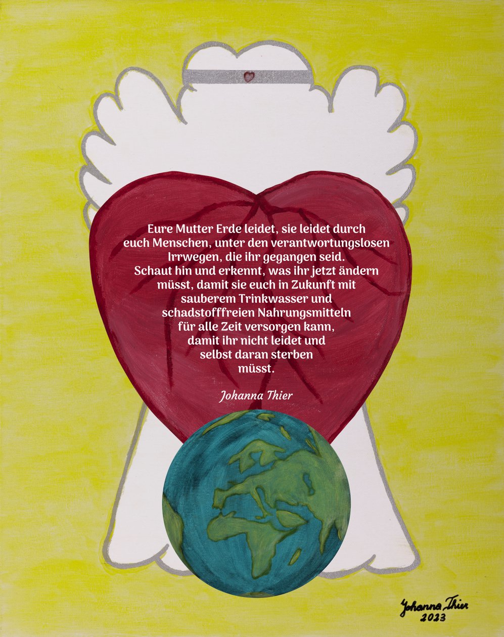 Mother Earth Angel by Johanna Thier