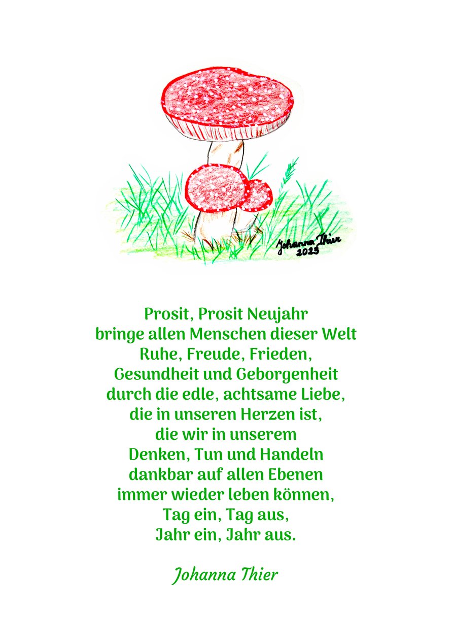 Happy New Year - Version 2 by Johanna Thier