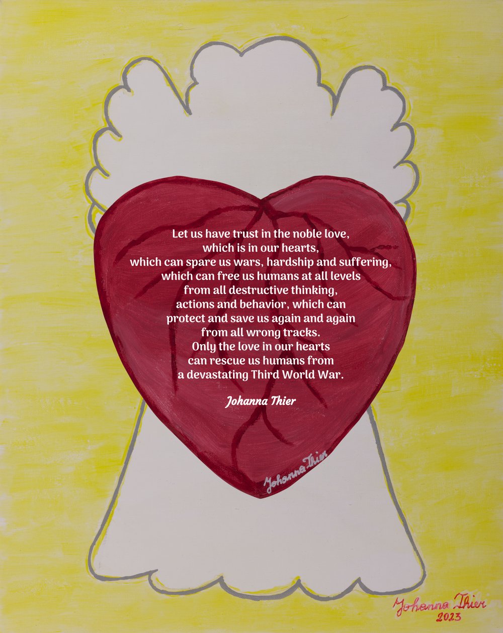 The Peace Message of Rosental for World Peace - Version 3 by Johanna Thier