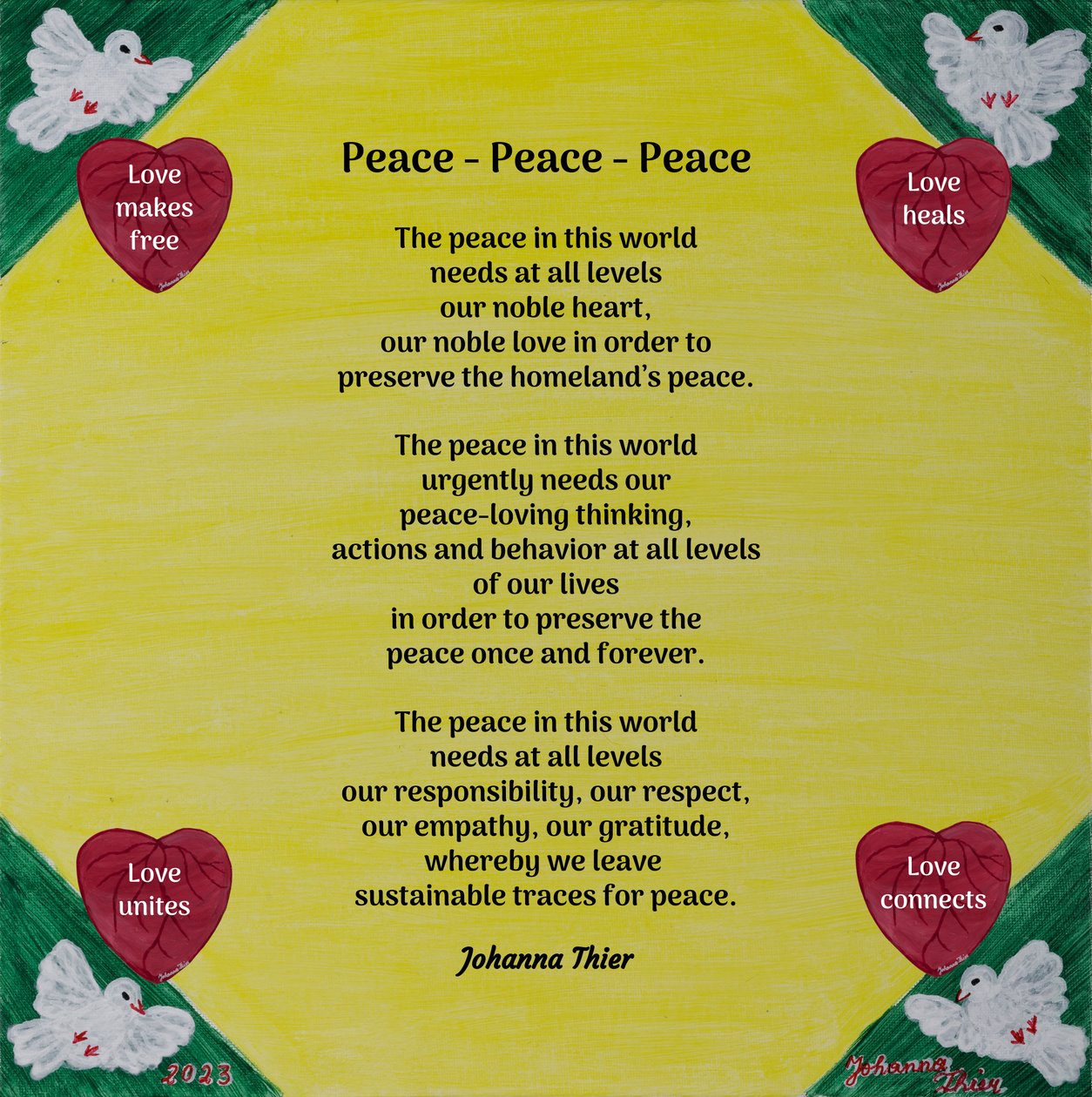 Traces of Peace of Rosental by Johanna Thier