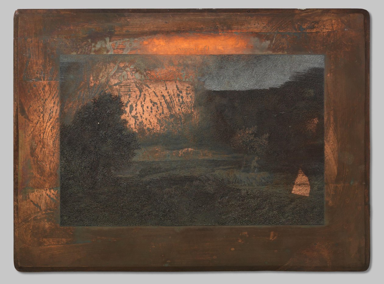 Landscape with flock of sheep by Johannes Arnoldus Boland (signed by artist)