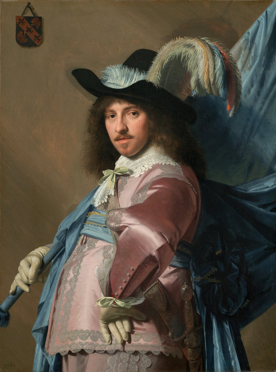 Andries Stilte as a Standard Bearer by Johannes Cornelisz Verspronck