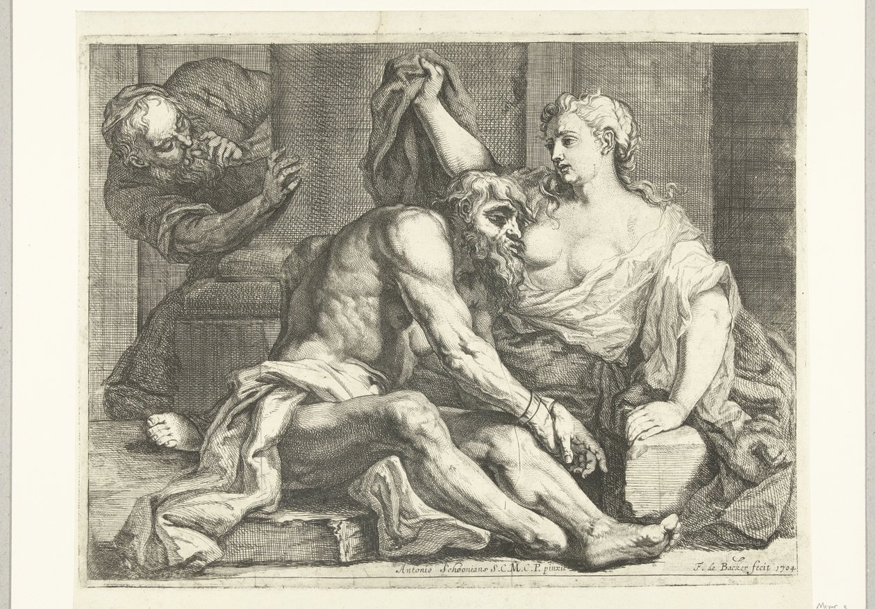 Cimon Fed by Pero by Johannes Frans de Backer