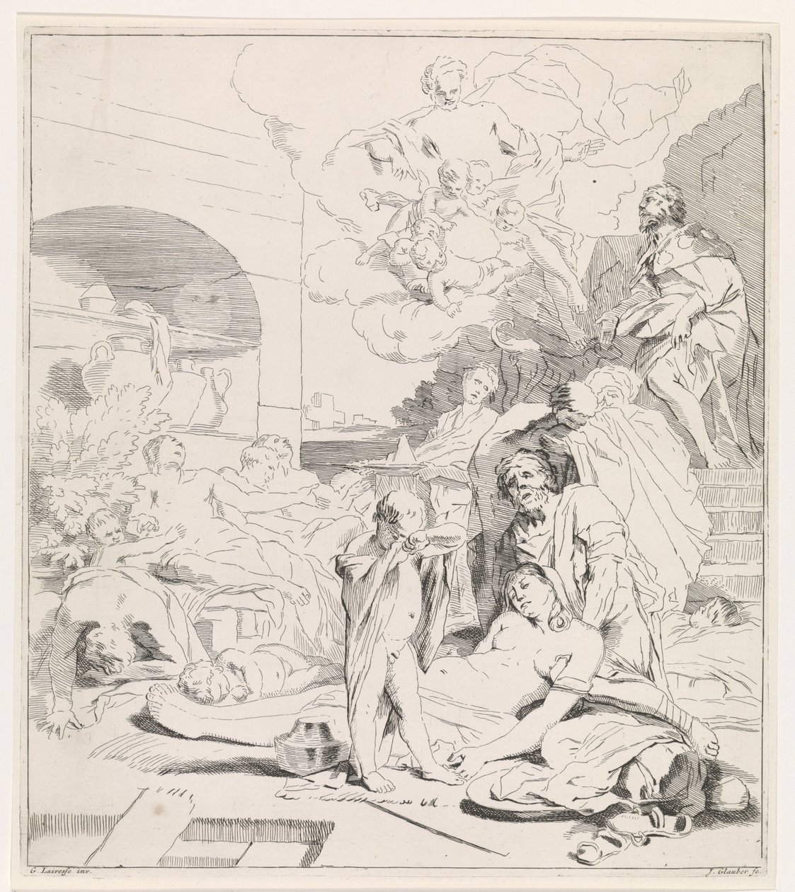 Supplication of Saint Roch by Johannes Glauber