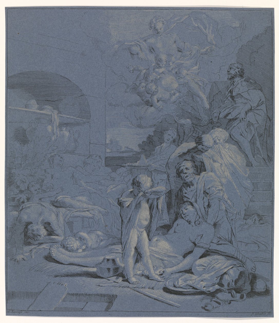Supplication of Saint Roch by Johannes Glauber