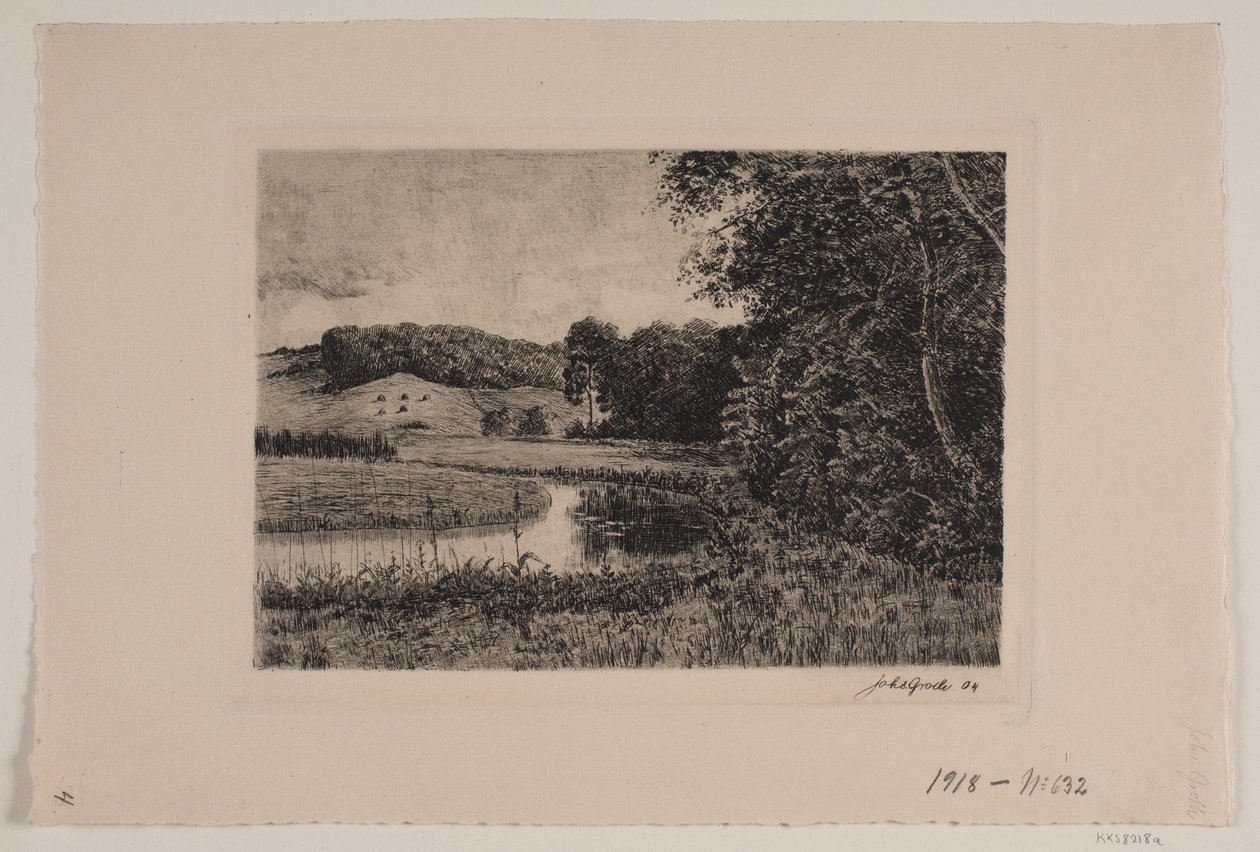 Landscape with Stream by Johannes Groth