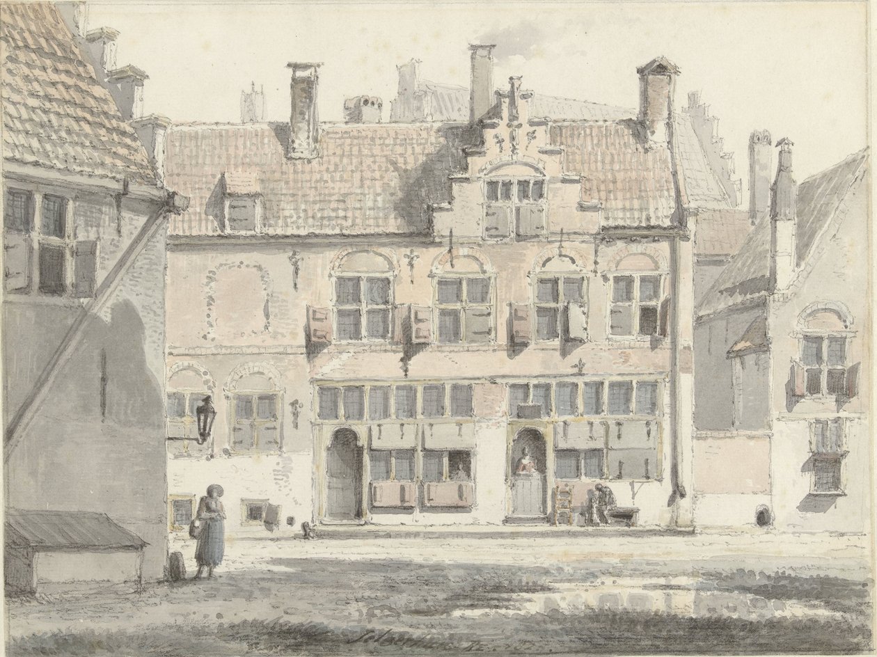 Houses in Amersfoort by Johannes Jelgerhuis